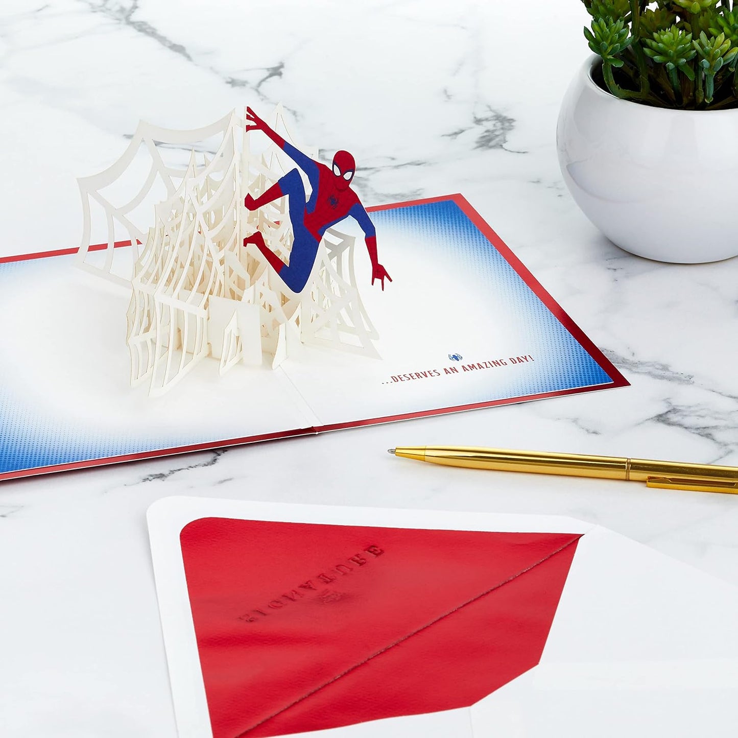 Marvel The Amazing Spiderman 3D & Pop-Up Any Occasion Birthday Christmas Card