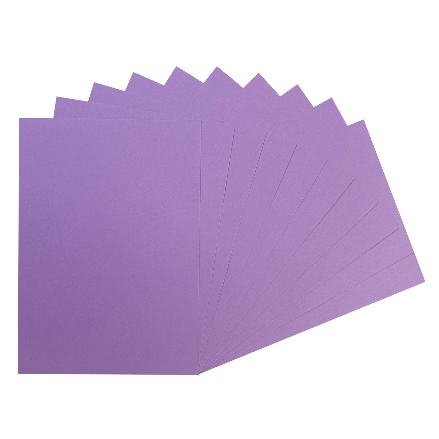 Pack of 500 A5 Light Purple Coloured Card 160gsm Sheets