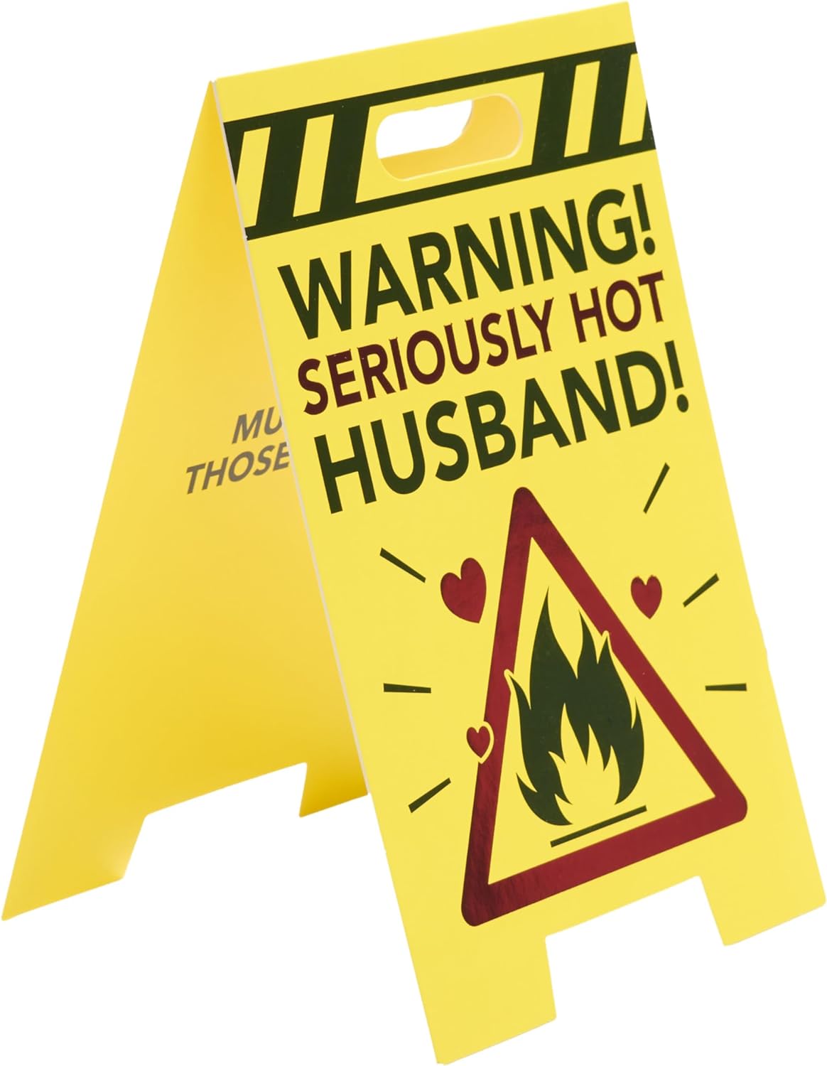 Hot 3D Sign Design Husband Birthday Card