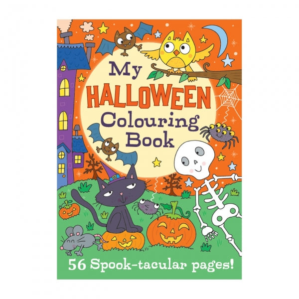 A4 56 Pages My Halloween Colouring Book