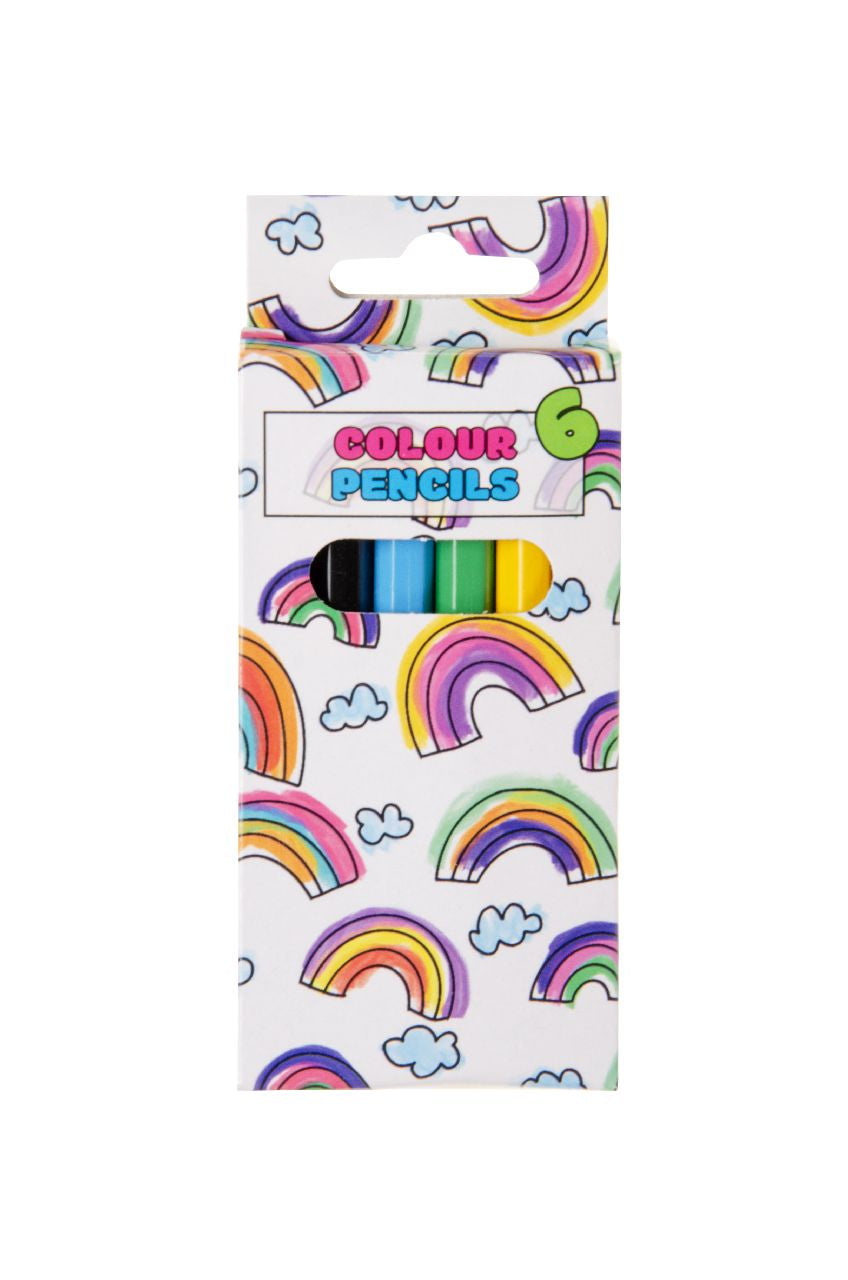 6 Pieces Colored Pencils 9cm