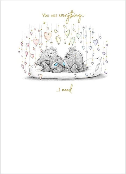 Me To You Bear Bears On Pillow Card