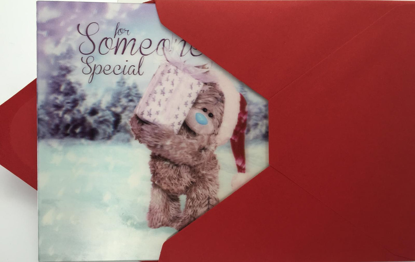 3D Holographic Someone Special Me to You Bear Christmas Card