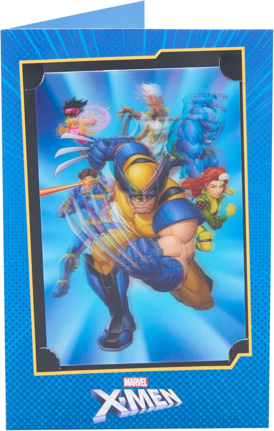 Marvel X-Men 3D Keepsake Design Birthday Card