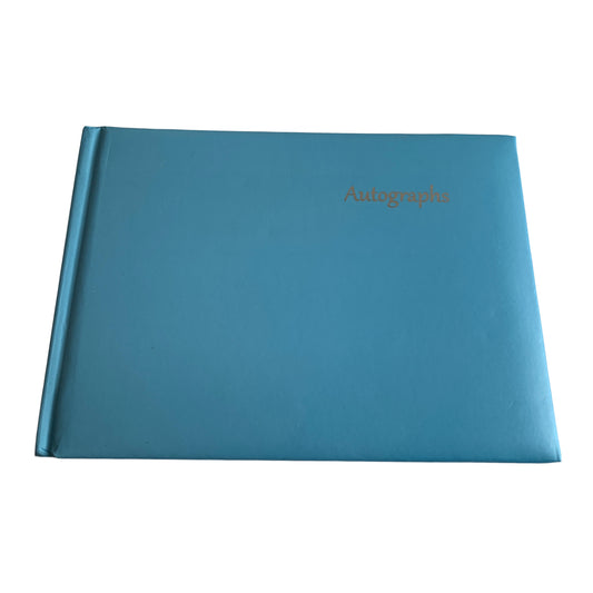 12 x Blue Autograph Books by Janrax - Signature End of Term School Leavers