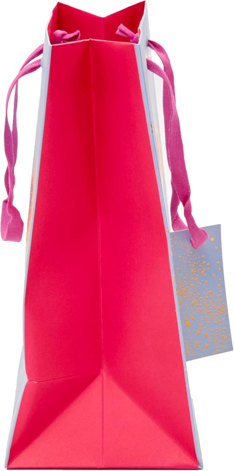 Pretty Butterfly Design Medium Gift Bag for Birthdays, Valentine's Day & Other Events