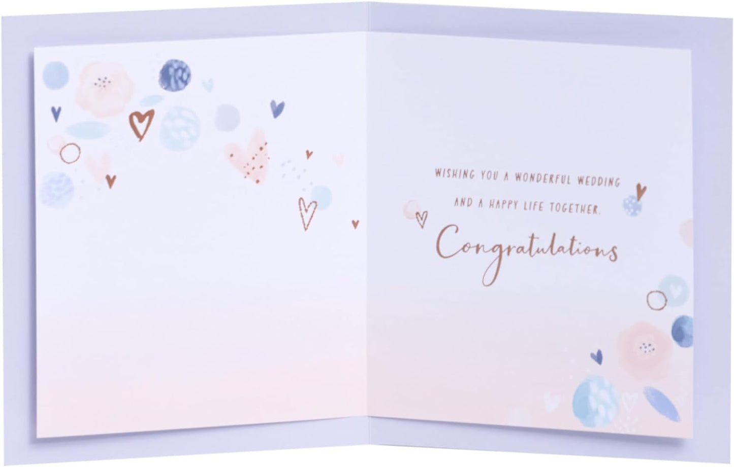 Light Design Wedding Day Congratulations Card