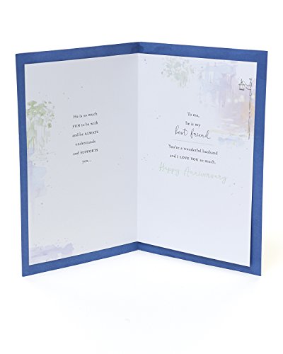 Classic Illutrastion Husband Anniversary Card