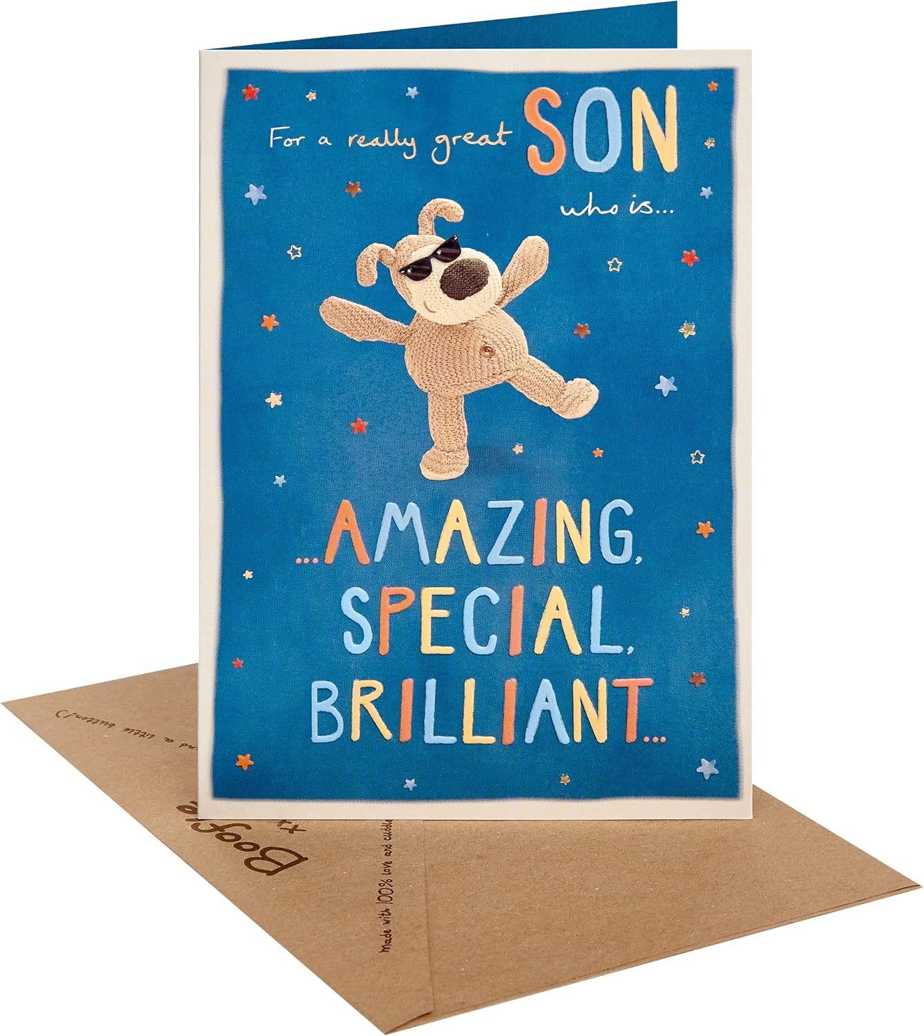 Boofle Dancing Son Birthday Card