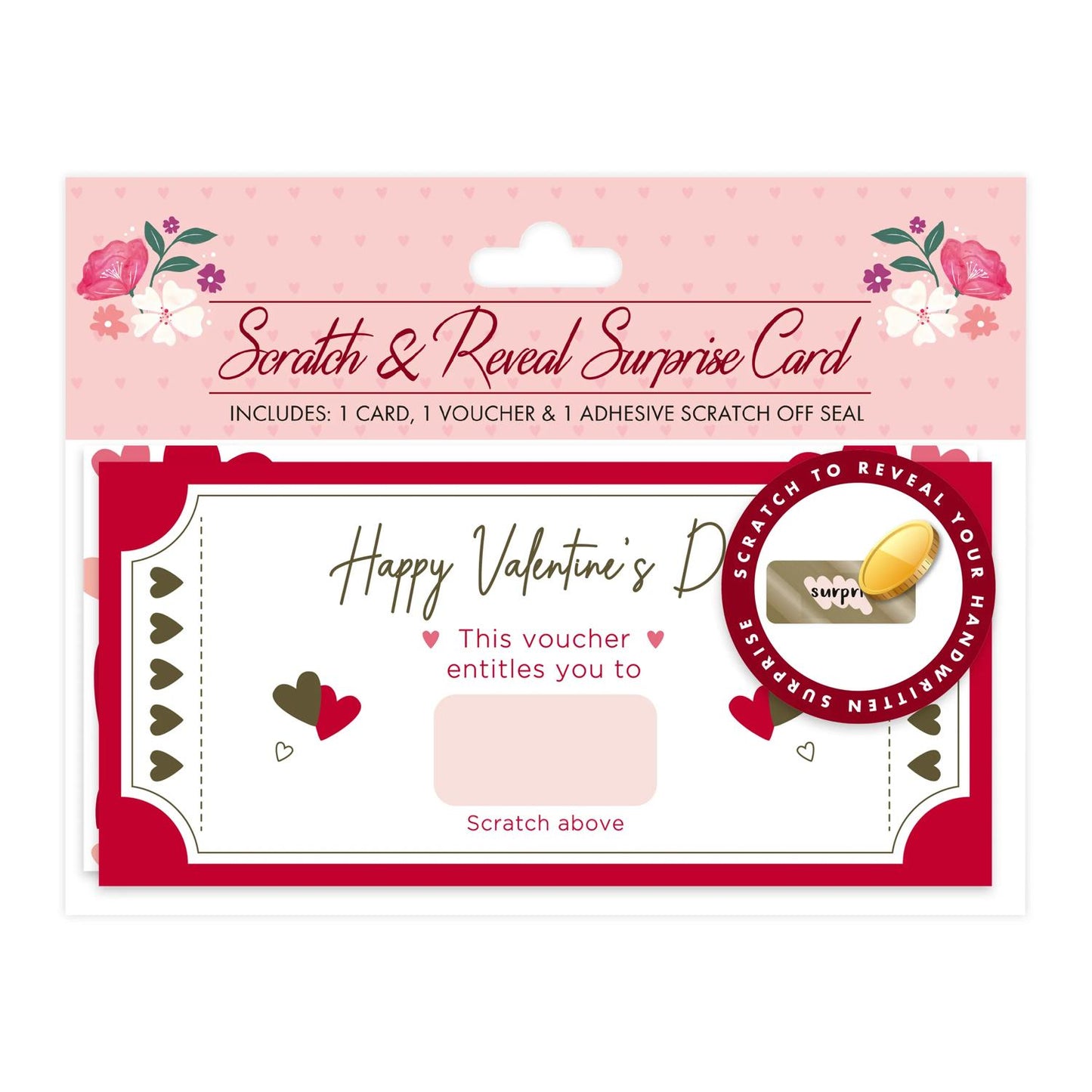 Valentine's Scratch Surprise Card Voucher