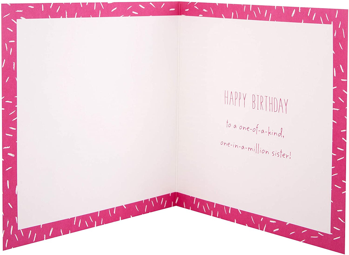 Special Sister Fresh Party Balloons Design Birthday Card