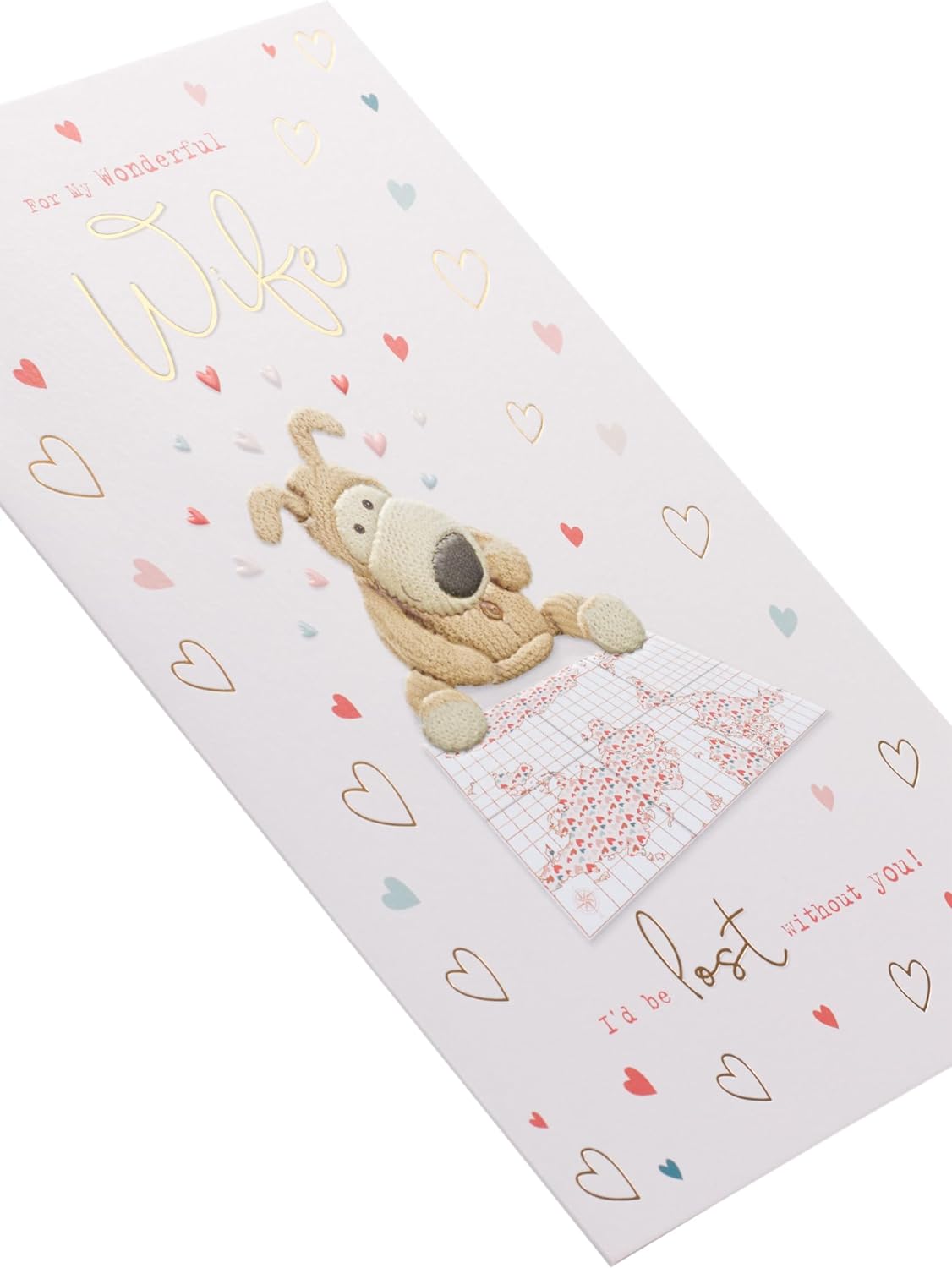 Boofle Cute Design Wife Valentine's Day Card