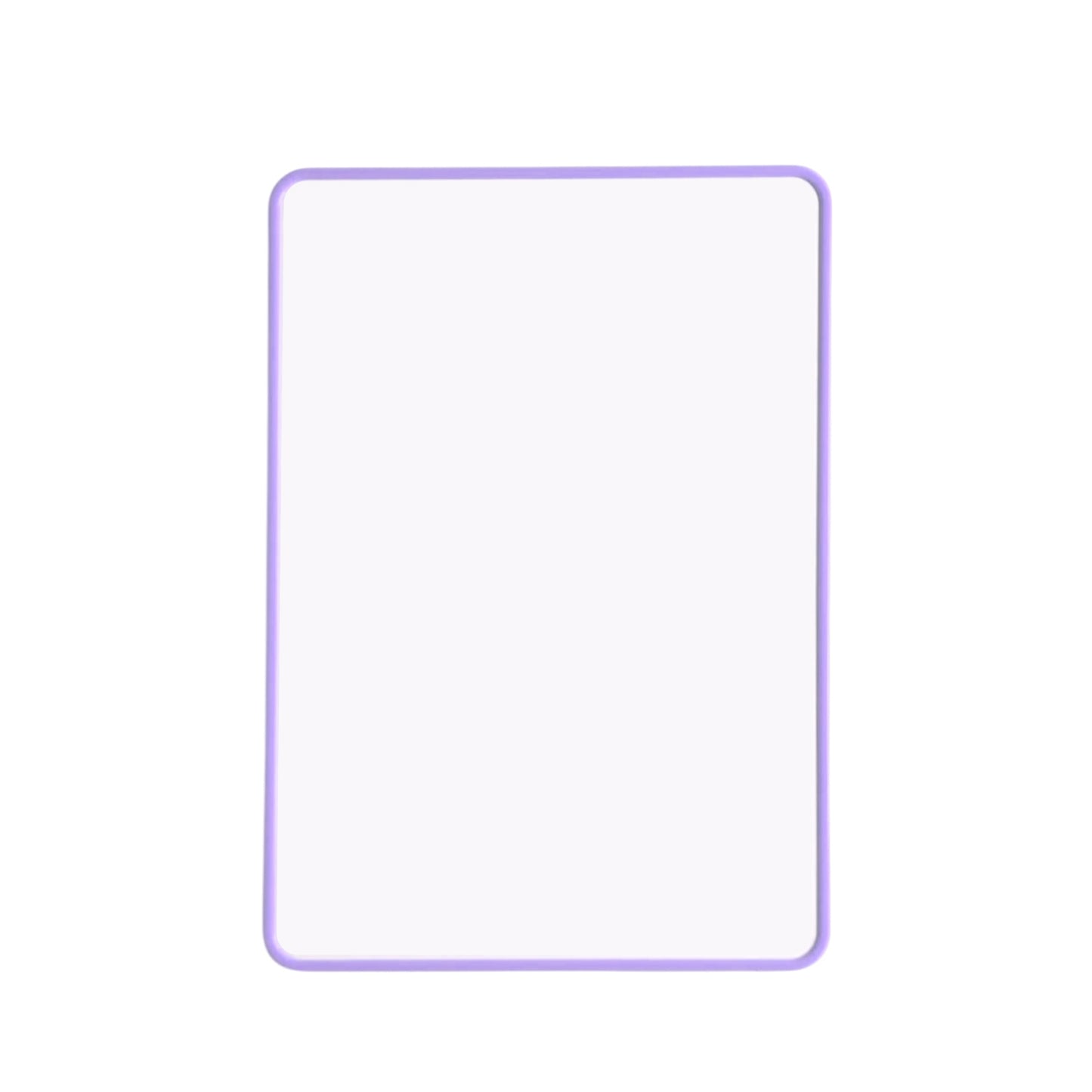 A4 Double Sided Magnetic Erasable MDF Plain Whiteboard With Purple Border
