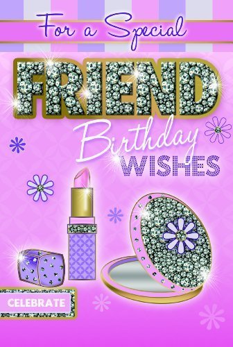 For a Special Friend Make-up Cosmetic Design Birthday Card