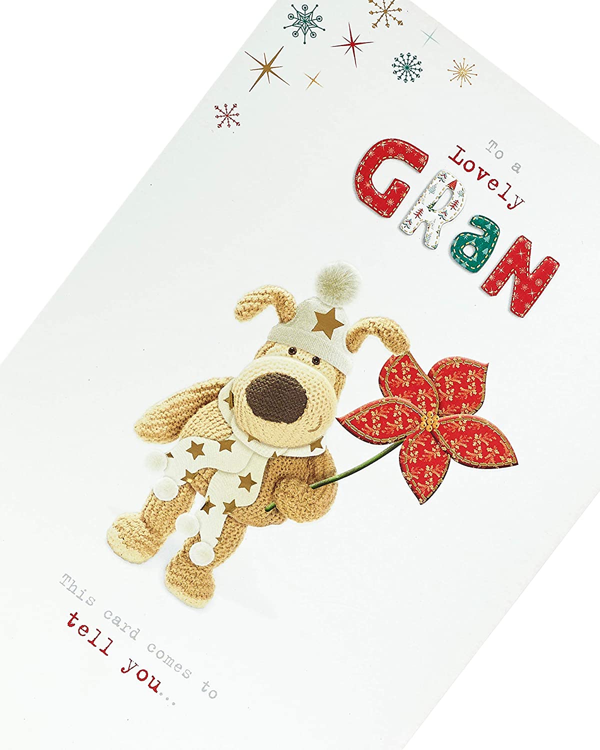 Gran Christmas Card Cute Boofle 