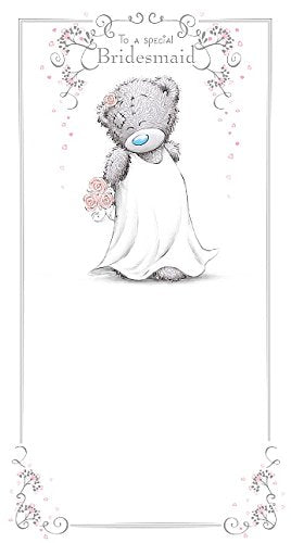 To Bridesmaid Adorable Me to You Tatty Teddy Wedding New Greetings Card