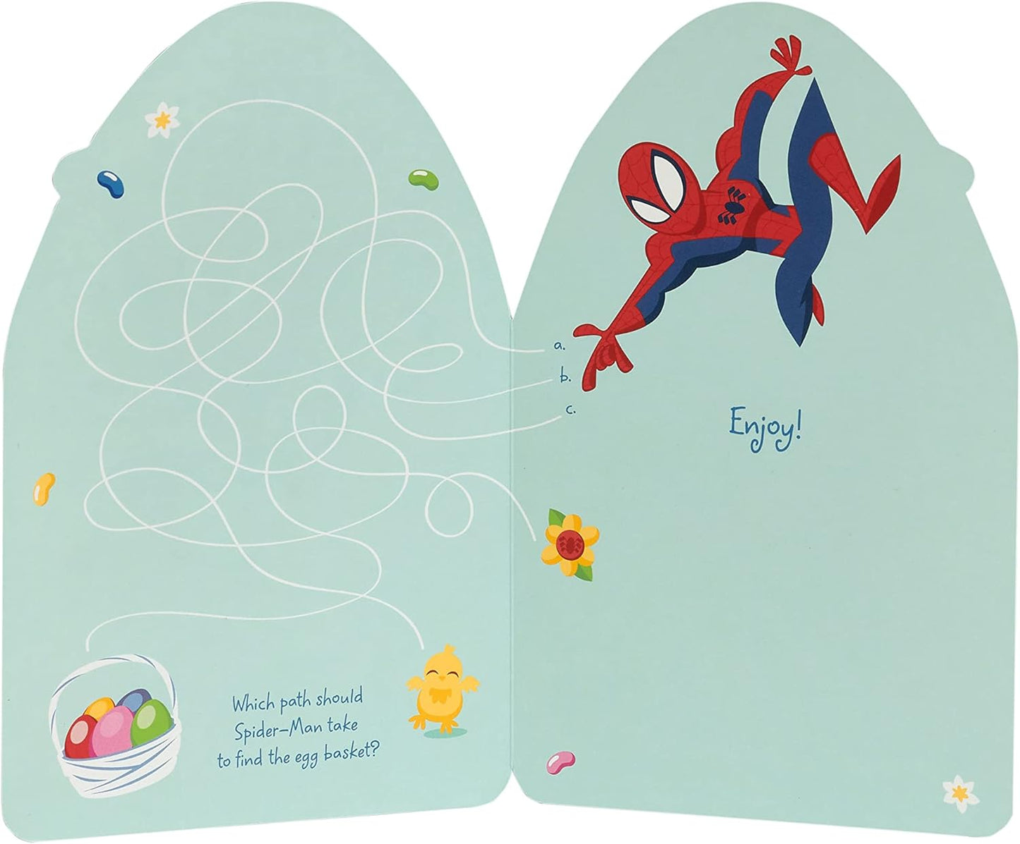 Egg Hunt Design Marvel Spider-Man Easter Card