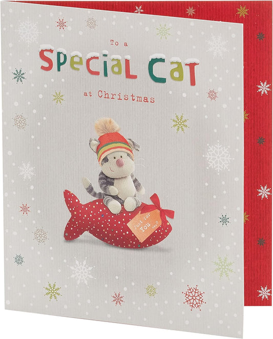 Boofle Cute Design For The Cat Christmas Card