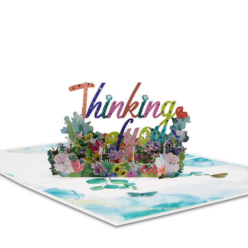 Thinking of You 3D Pop Up Greeting Card