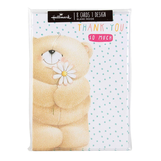 Forever Friends Thank You So Much Cards (Pack of 8)