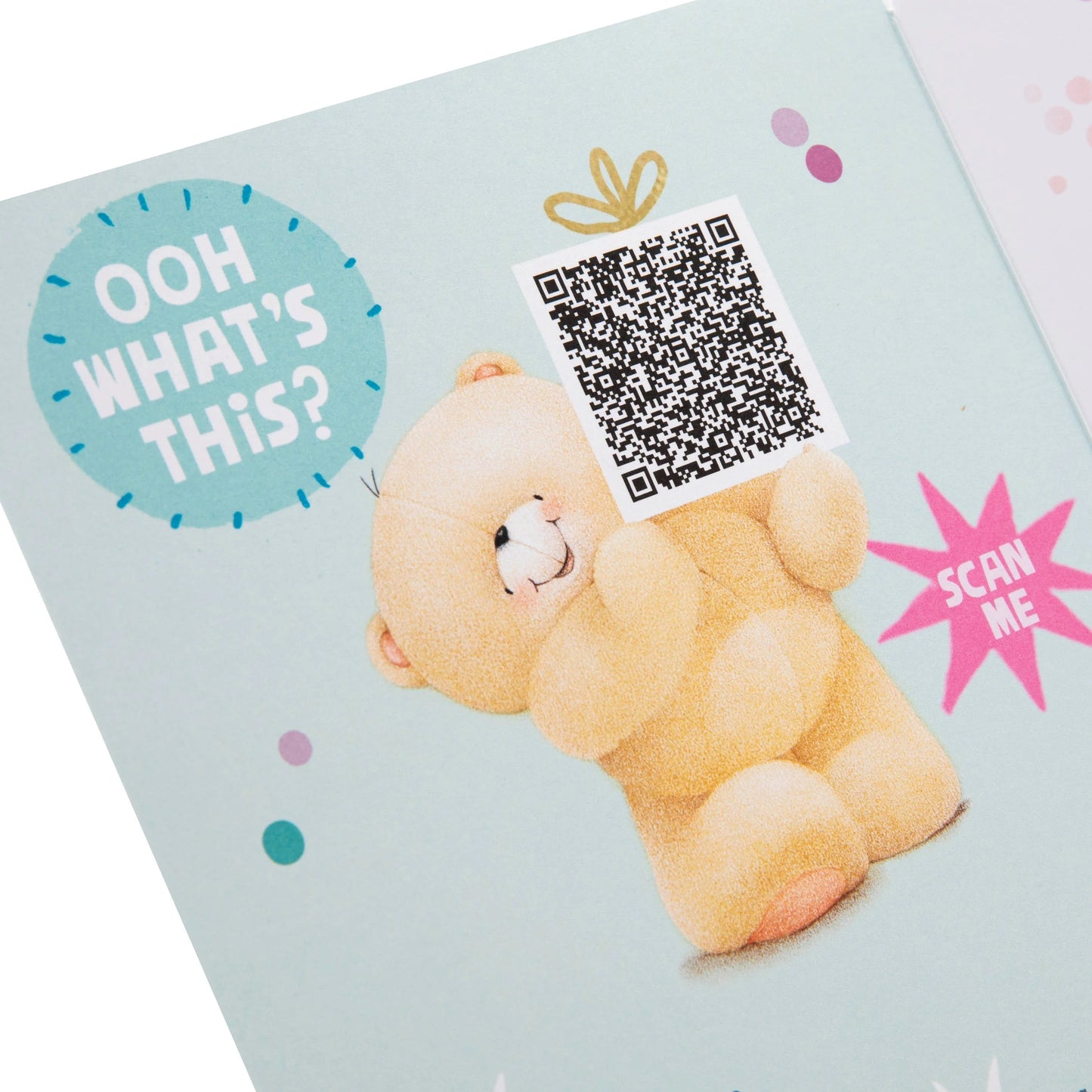 Interactive Forever Friends Friend Birthday Card with QR Code