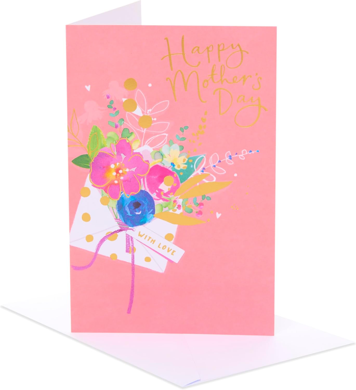 Bold Floral Bouquet Mother's Day Card