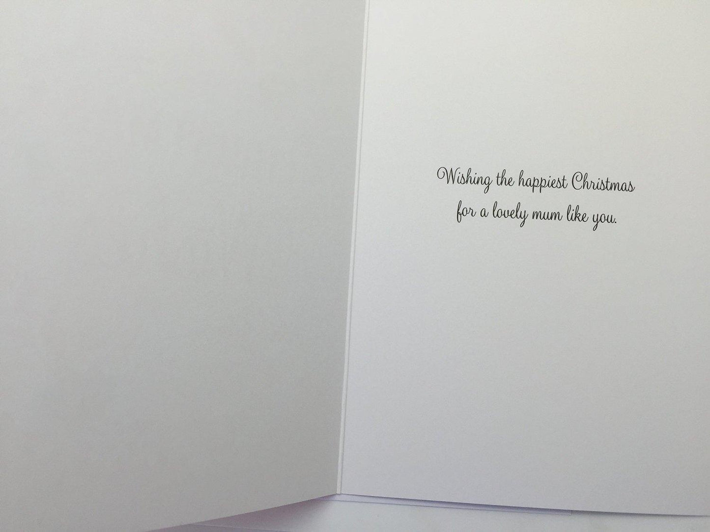 Merry Christmas Mum at Christmas Time, Christmas Card