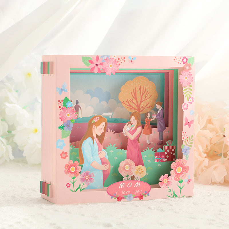 Moments of Motherhood 3D Pop Up Mother's Day Box Card