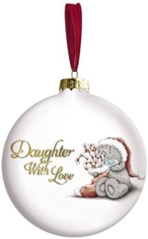 Me To You Daughter With Love Bear Bauble Tree Decoration
