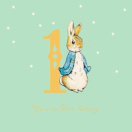 Peter Rabbit Boy 1st Birthday Card 