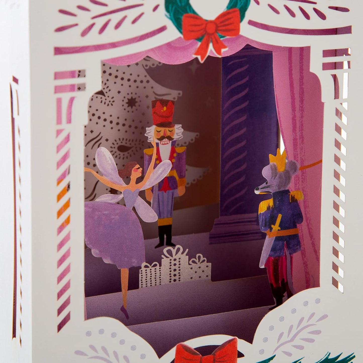The Nutcracker Musical Light-Up Pop Up 3D Christmas Card