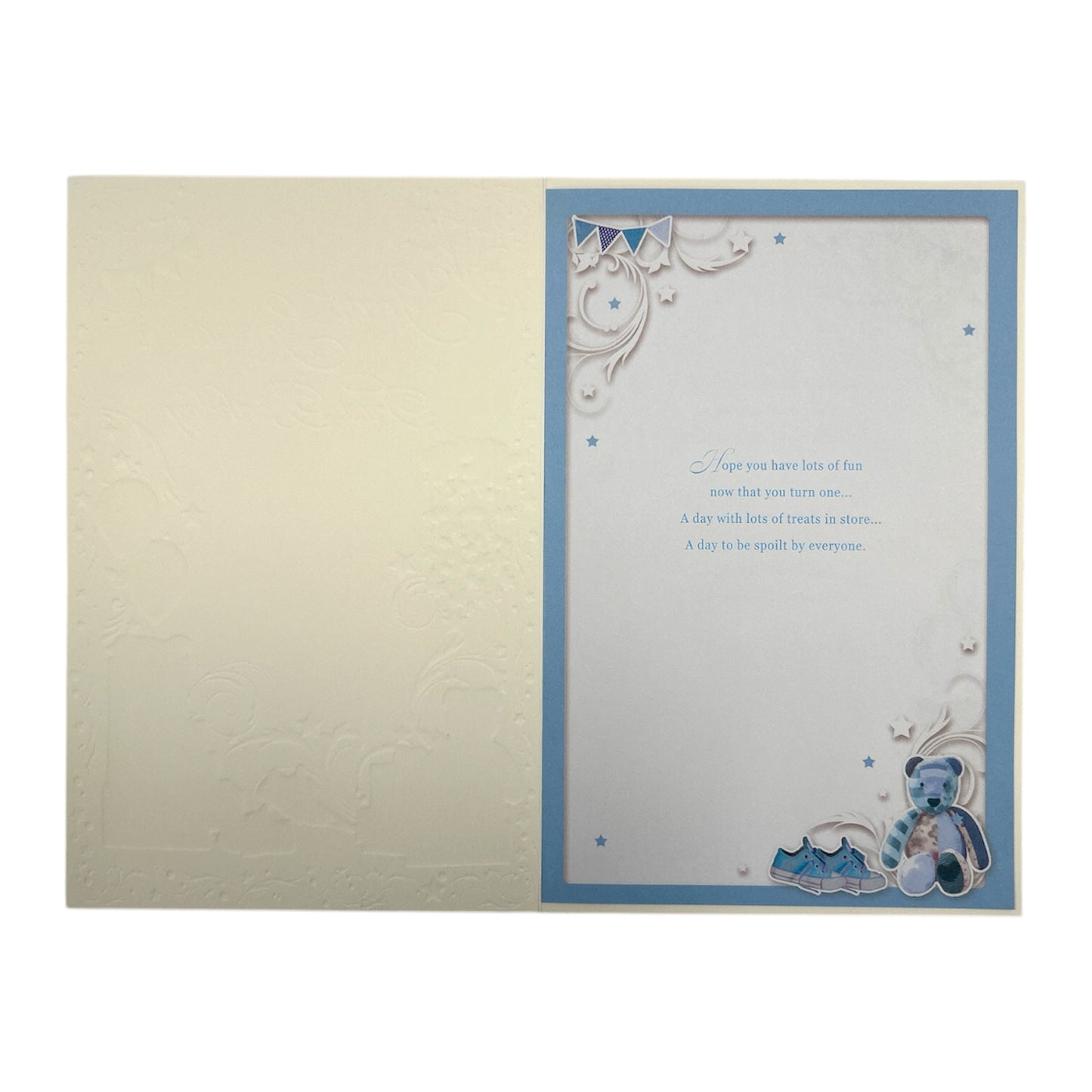 Great Grandson First Birthday Opacity Card