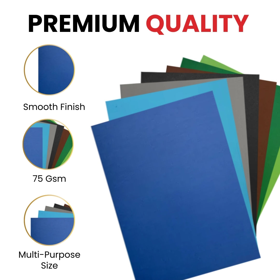 Pack of 700 A5 Assorted Father’s Day Coloured 75gsm Craft Paper Sheets – 7 Colours (100 each)