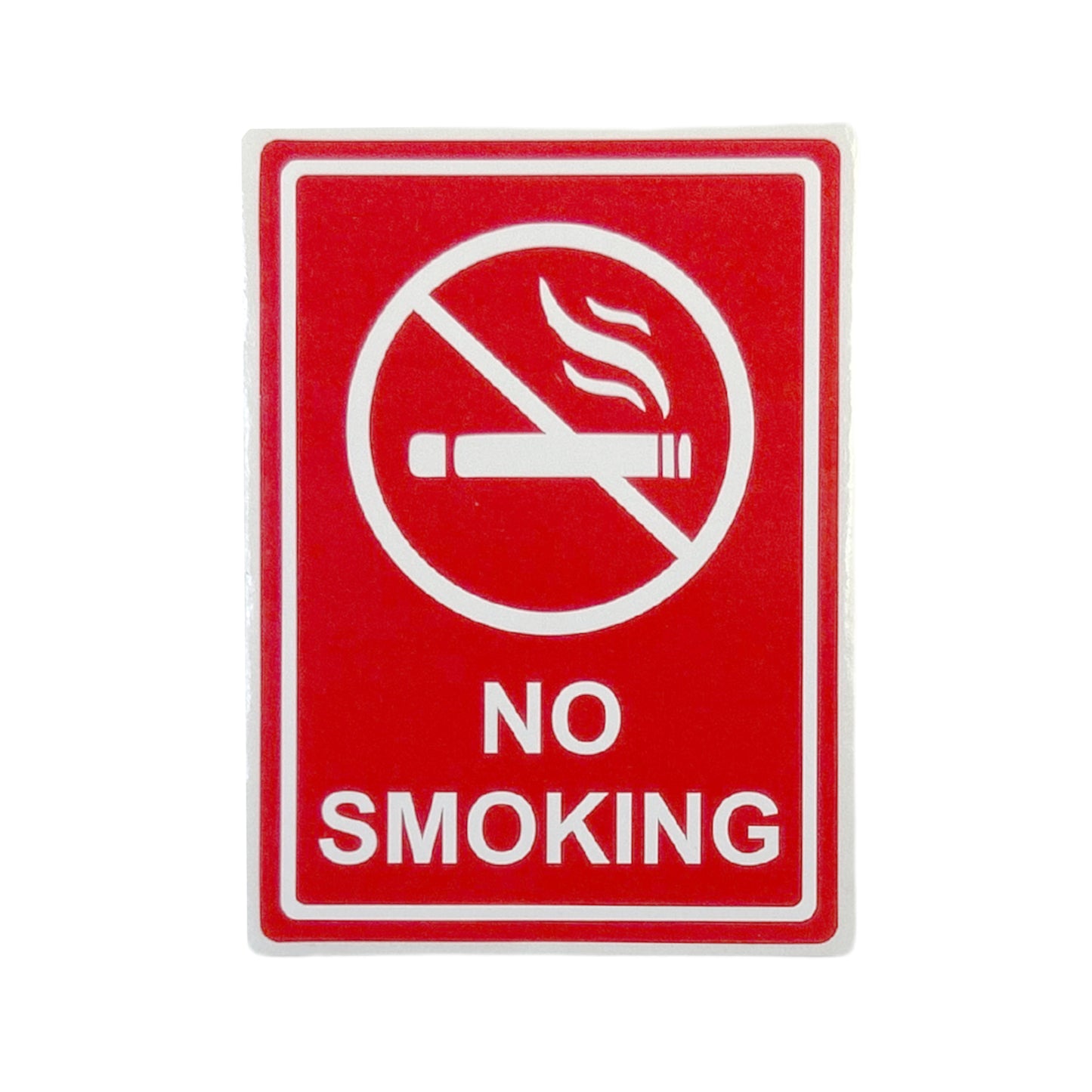 Pack of 18 No Smoking Self-Adhesive Labels 80x110mm