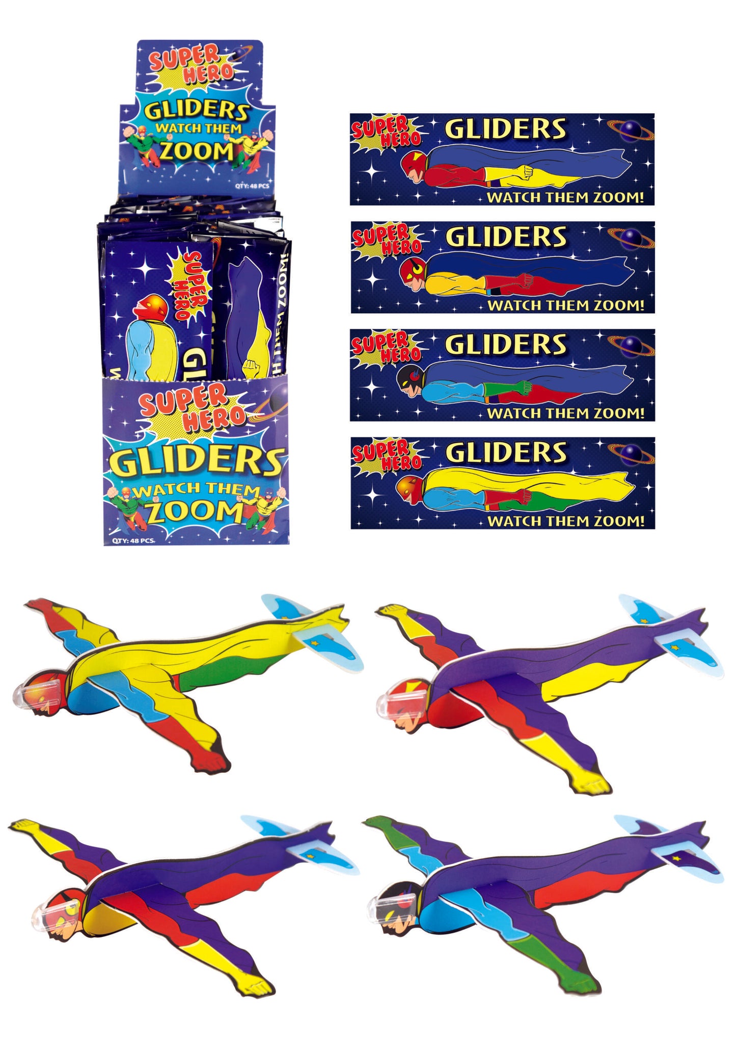 17cm Superhero Glider