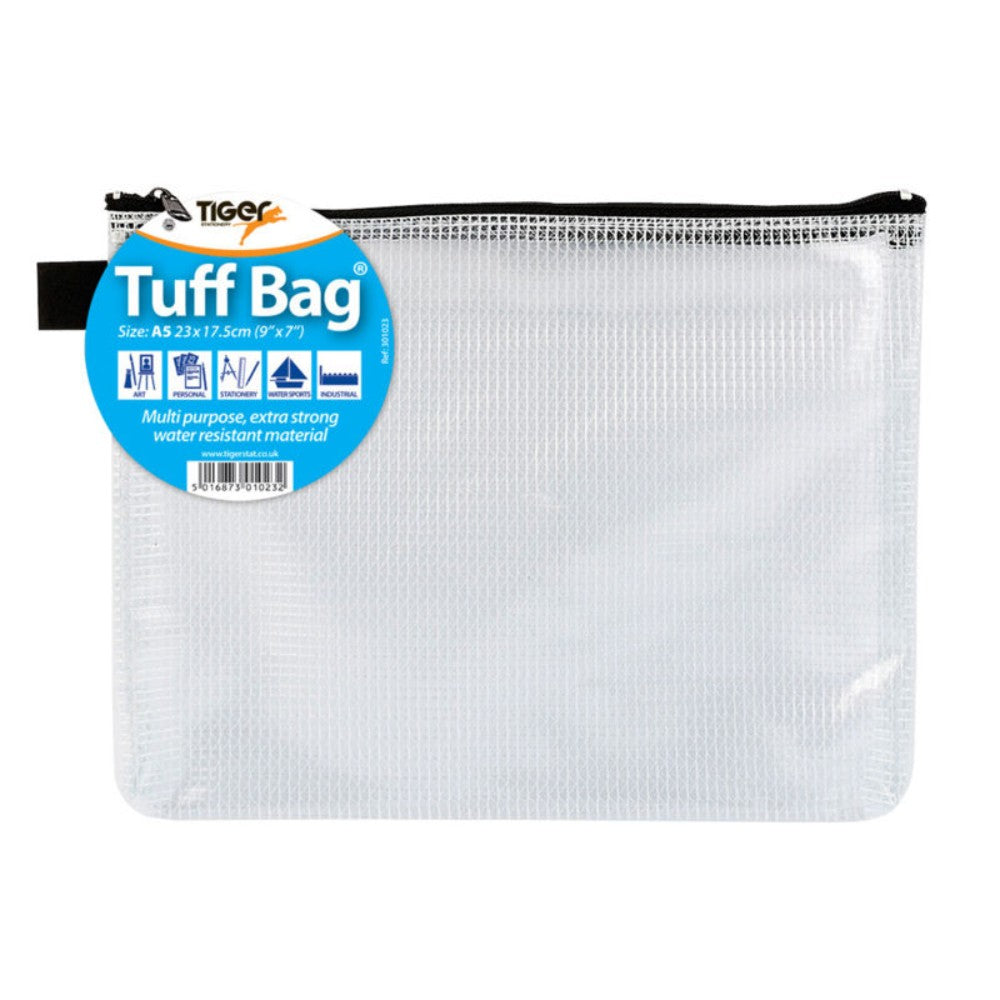 A5 Tuff Bag - Assorted Coloured Zip