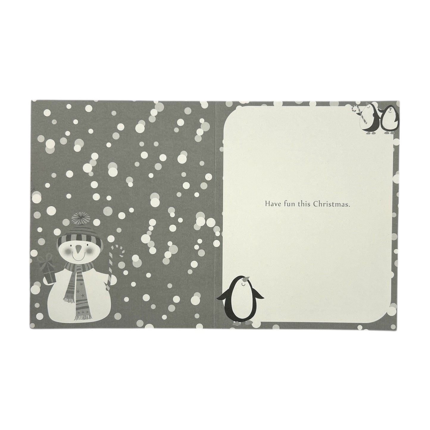 Box of 24 Snowman and Penguins Design Christmas Cards