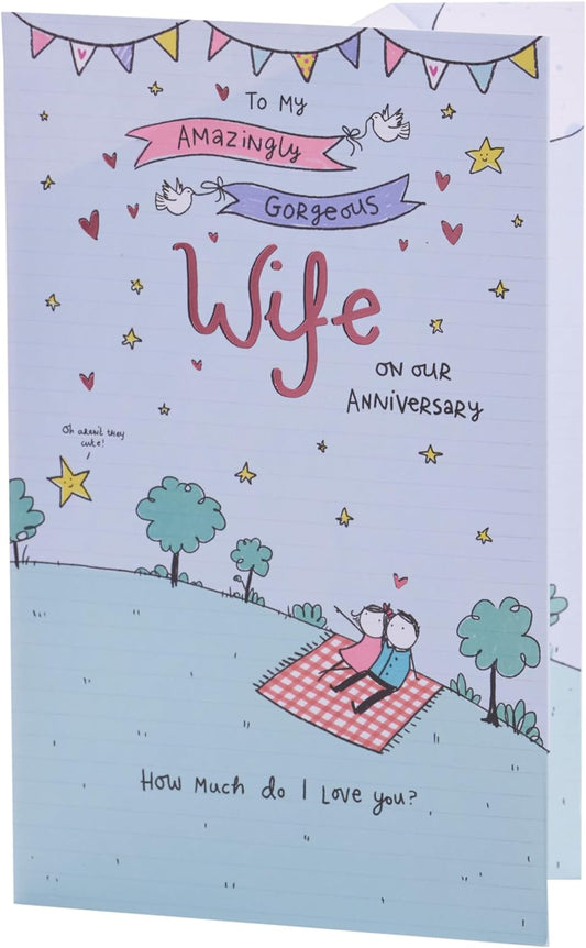 Gorgeous Design Wife Anniversary Card
