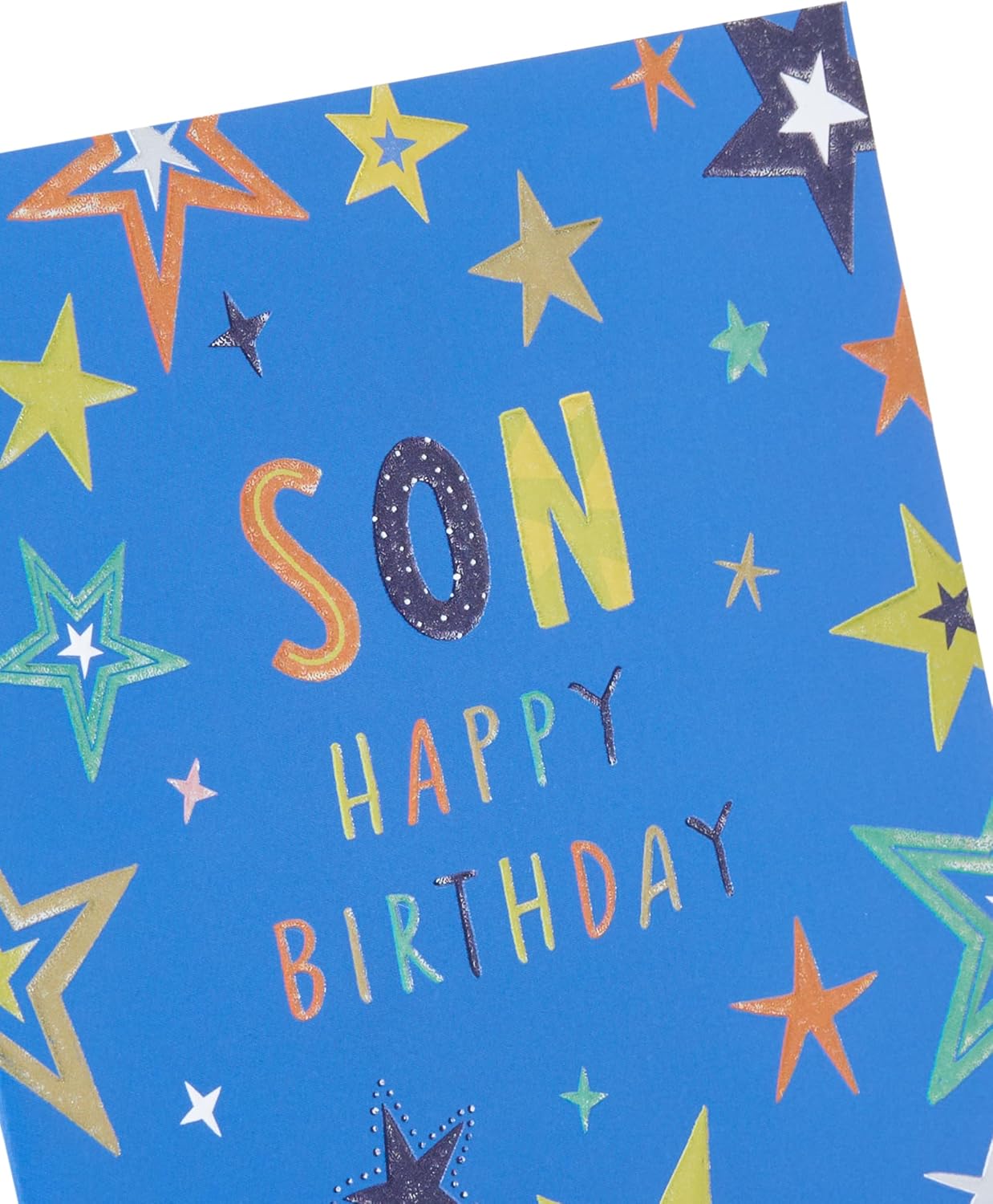 Kindred Stars Design Son Happy Birthday Card