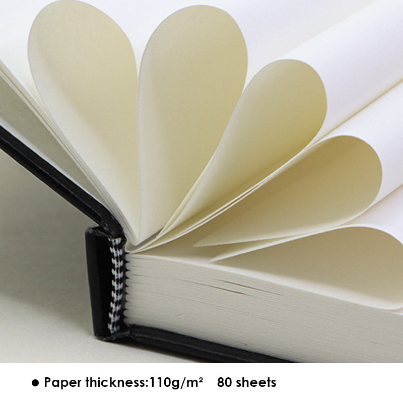 Sketch Book 80 Sheets with Elastic Closure and Bookmark 13.9 x 20cm