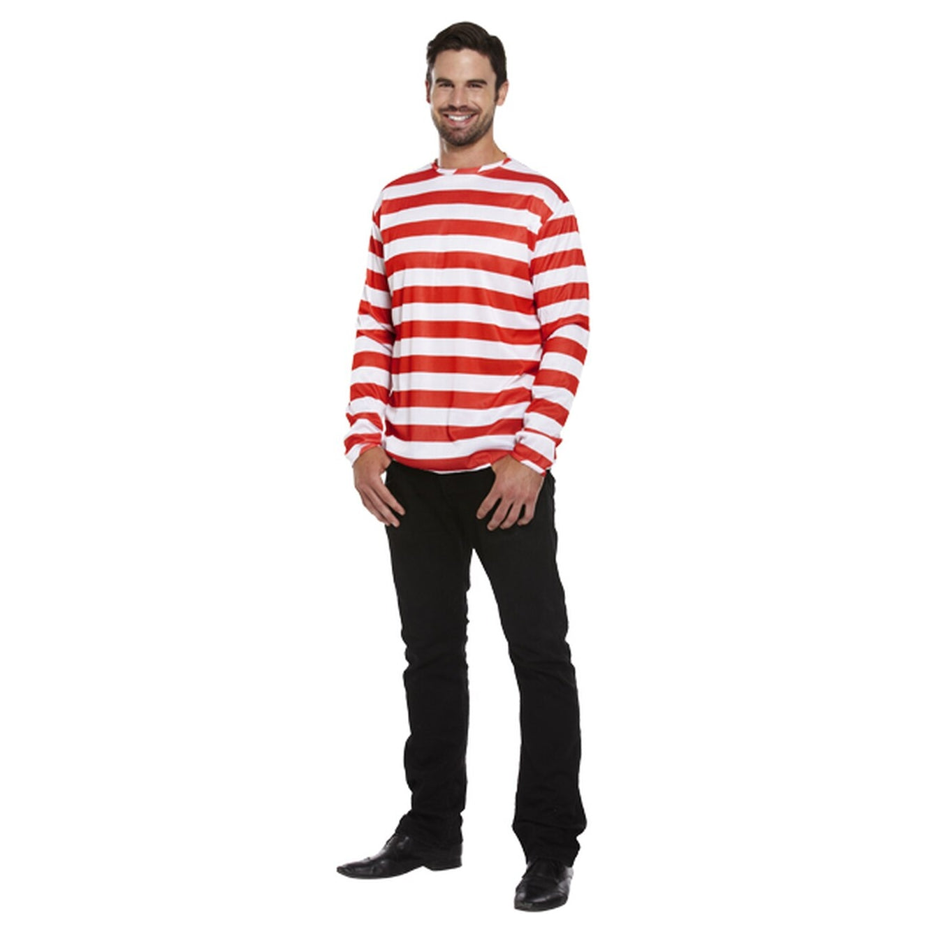 Adult Striped Jumper Fancy Dress Up Costume