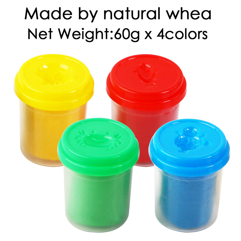 Pack of 12 Assorted Colour Play Dough 60g