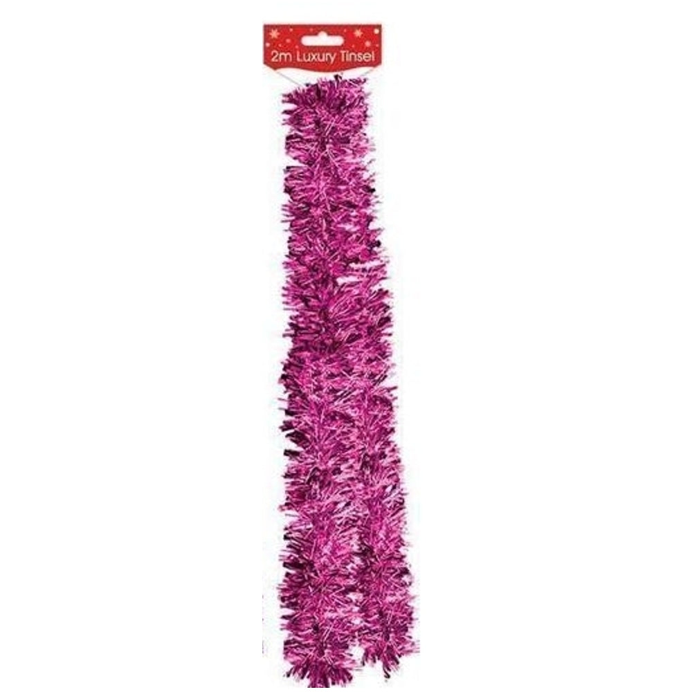 2M Luxury Pink Tinsel
