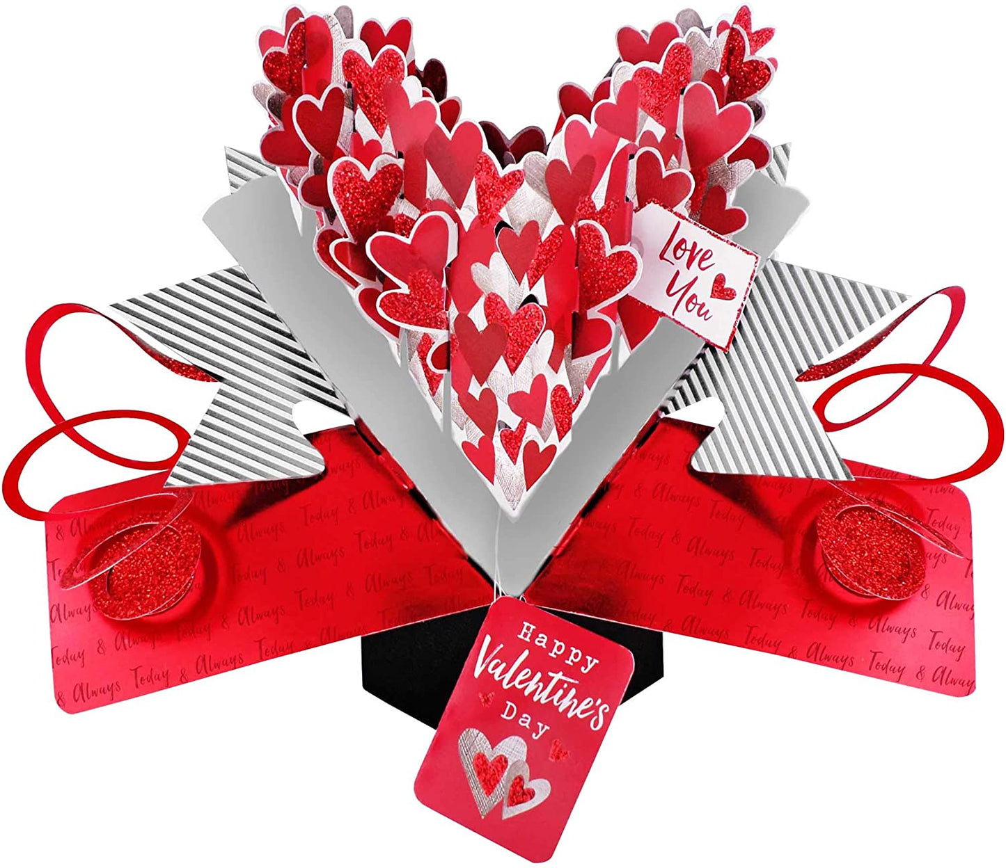3D Heart Pop Ups Valentine's Day Pop Up Card