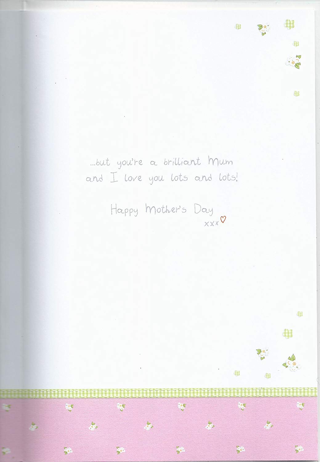 Lovely Mum Boofle With Bunch of Flowers Design Mother's Day Card