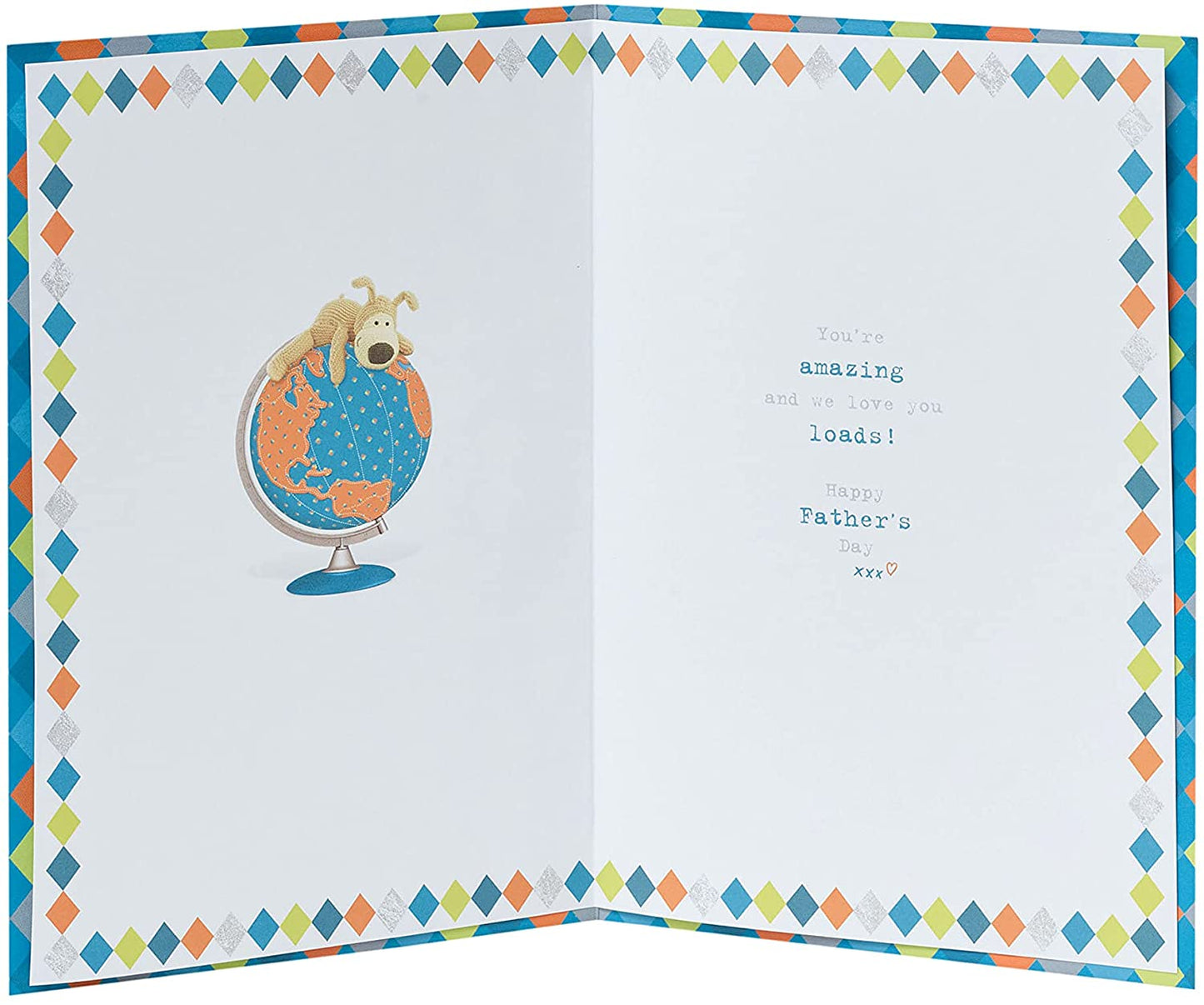 Cute Boofle World Husband Father's Day Card