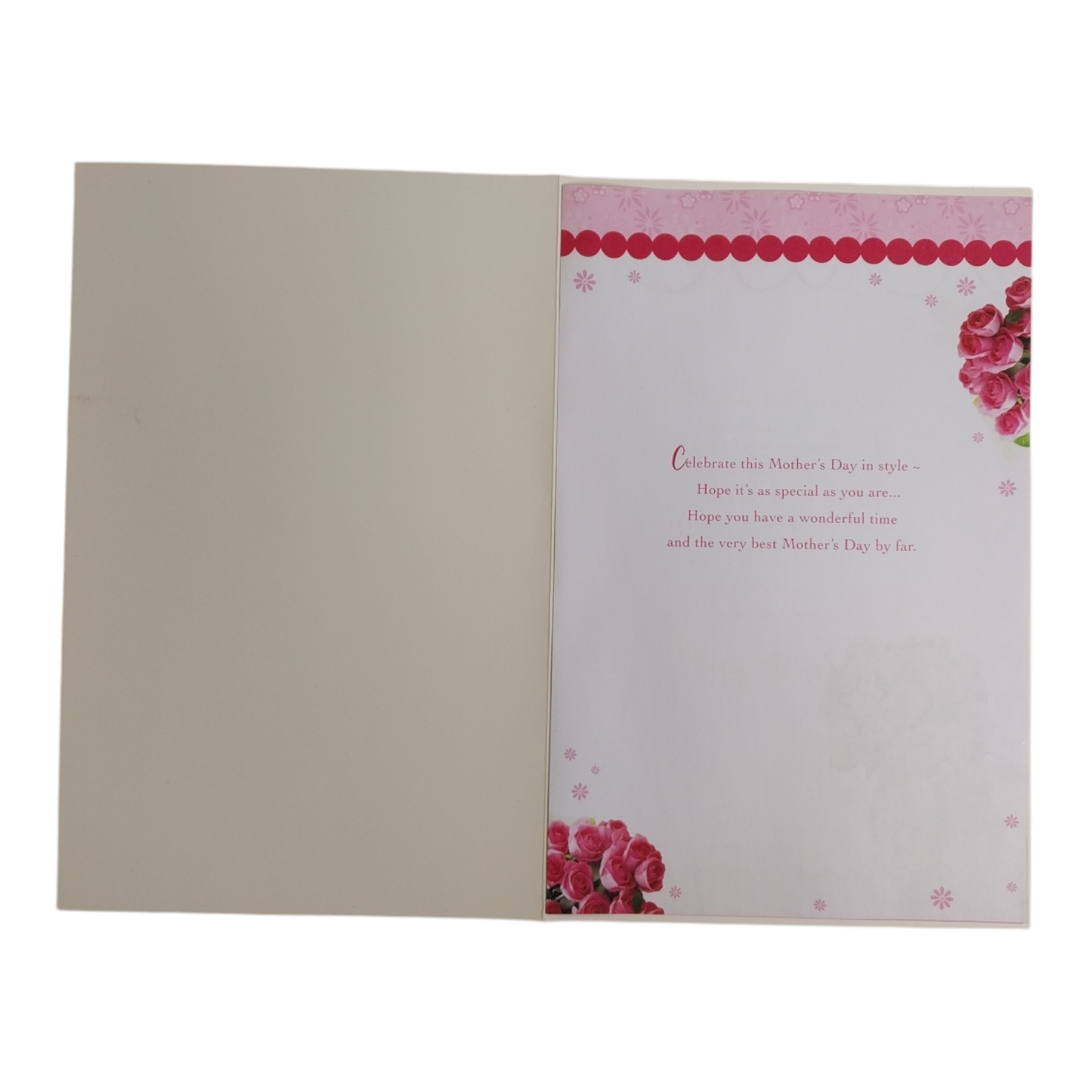 To Mum Flower Pot and Cushion Design Pink Mother's Day Boxed Card