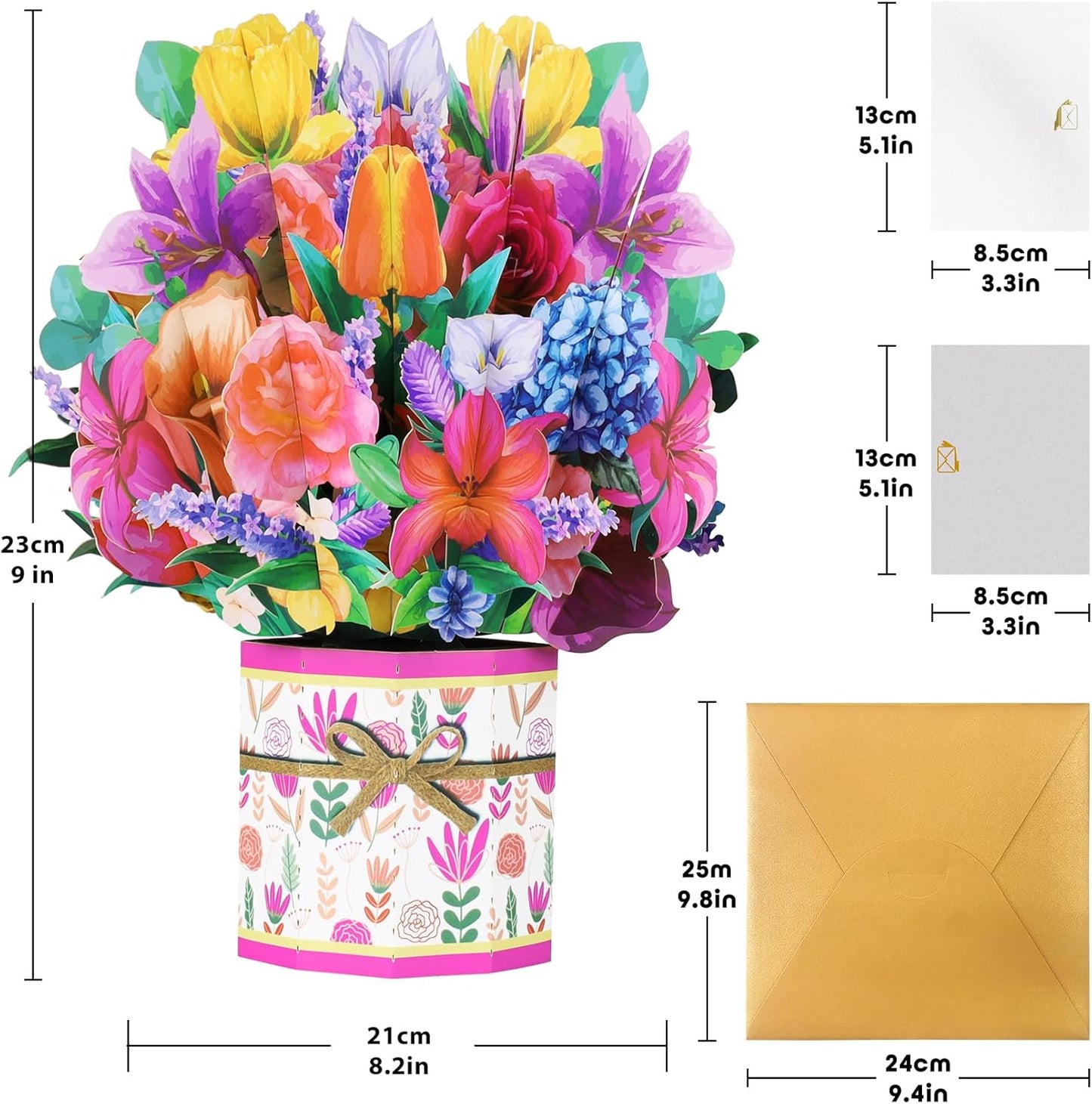 A Blooming Surprise 3D Pop Up Greeting Card