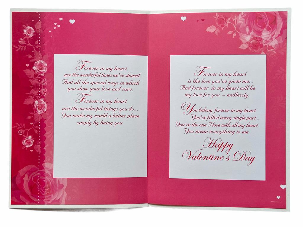 Valentine Wishes To the One I Love Valentine's Day Card