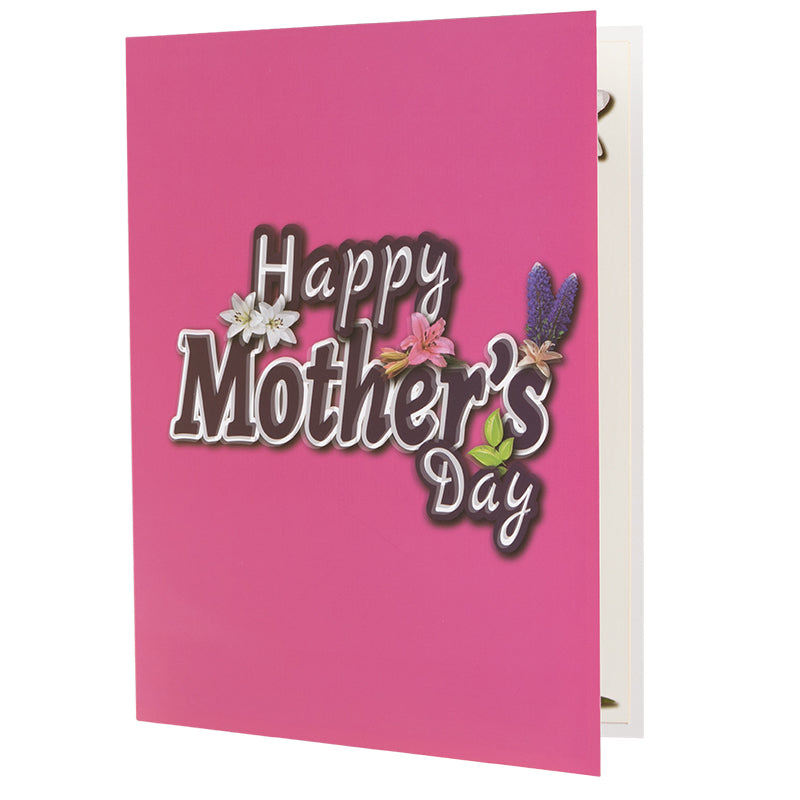 Love in Full Bloom Floral Butterfly 3D Pop Up Mother's Day Card